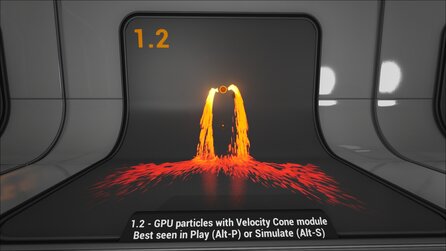Unreal Engine 4 Particle Demo - Screenshots