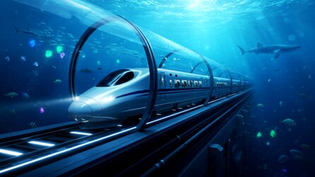 Sie planen den weltweit längsten Hochgeschwindigkeitszug unter Wasser: Er soll unter dem Ozean fahren und zwei Halbinseln in wenigen Minuten verbinden
