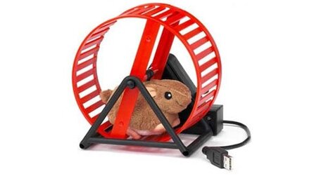 Kurioses - Hamster-Rad für den USB-Port