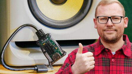Die Lautsprecher an meinem Gaming-PC haben mich mit Störgeräuschen in den Wahnsinn getrieben – die Lösung war ein kompaktes USB-Gadget