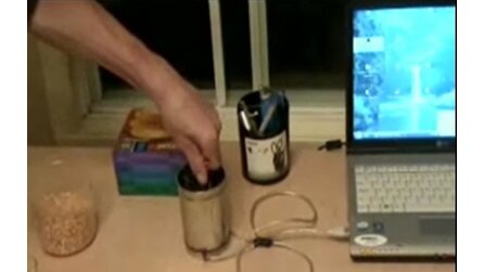 Kurioses - Selbstgebauter USB-Popcornmacher