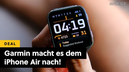 Was das iPhone Air kann, kann auch Garmin - die neuste Smartwatch ist super dünn und begeistert gerade alle!