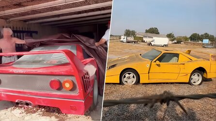 Der Millionen-Schatz auf Google Maps, der keiner war: Ein YouTuber jagt zwei verlassenen Ferrari F40 hinterher – bis die Illusion platzt