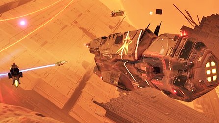 Teaserbild für Homeworld 3: Unser Mutterschiff wird angegriffen und wir halten dagegen