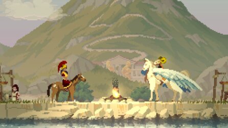 Im neuen DLC für Kingdom Two Crowns verschlägt es euch ins antike Griechenland