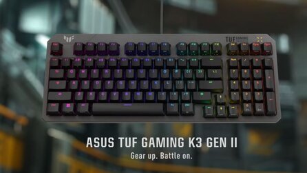 Teaserbild für Neue Gaming-Tastatur von ASUS: TUF Gaming K3 Gen II