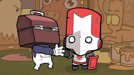 Trailer zum Steam-Hit Castle Crashers zeigt brandneuen DLC Painter Boss Paradise