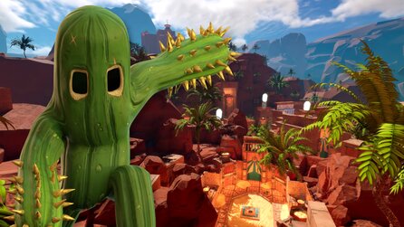 Im abgedrehten Shooter Cactus spielt ihr eine wütende Wüstenpflanze, die Demo gibts jetzt auf Steam