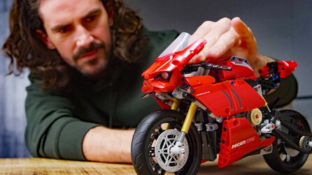 Das erste neue LEGO Technic Set für 2025 ist eine feuerrote Ducati