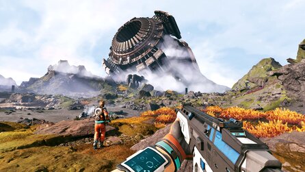Das Survivalspiel Star Rupture sieht aus wie Satisfactory mit einem tödlichen Twist