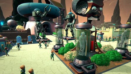 Im Aufbauspiel Mars Attracts eröffnet ihr einen Freizeitpark und die Hauptattraktion sind Menschen