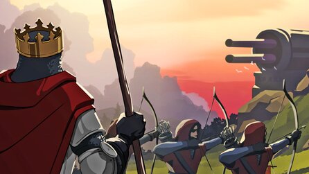 Erst Aufbau, dann Kampf: Im Strategiespiel 9 Kings verteidigen wir unser Dorf