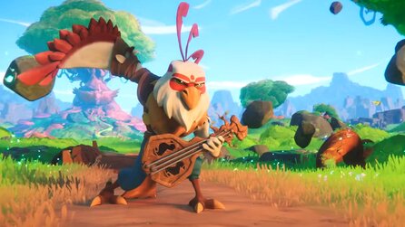 Im Multiplayer-Spiel Majjam greift ihr anstelle von Schwert und Schild zu Laute und Trommel