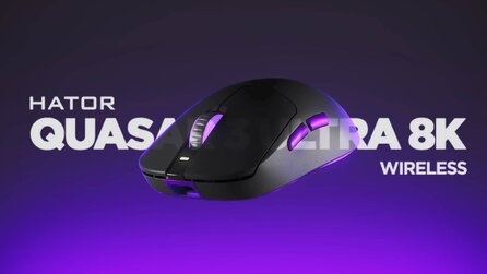 Neue Gaming-Maus verspricht Polling-Rate von 8.000 Hertz, 30.000 DPI und ein Gewicht von 65 Gramm