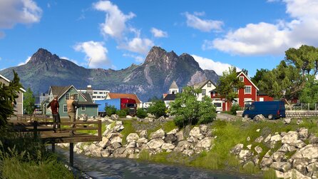Im Euro Truck Simulator 2 erkundet ihr mit dem Nordic Horizons-DLC die Straßen Skandinaviens