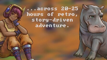 Trailer zu Quartet - Einem Retro-JRPG mit vielen spielbaren Helden, eins davon ist ein Nilpferd
