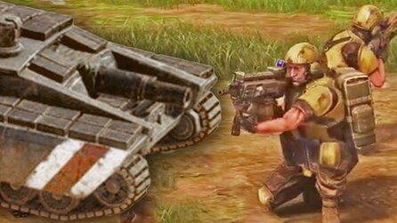 Wenn die Warhammer-Marines im Urlaub sind, geben die Menace-Soldaten der Menschheit Hoffnung