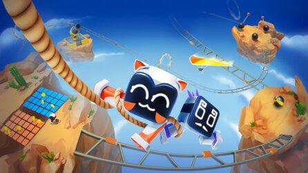 Roboter-Koop-Spaß für bis zu vier Spieler - Mit Biped 2 löst ihr ab sofort wieder gemeinsam jede Menge Rätsel