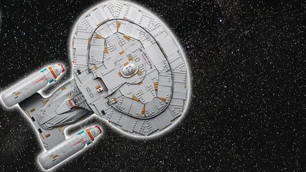 Die Enterprise fliegt los: Wir zeigen das neue Lego-Modell aus Next Generation von allen Seiten