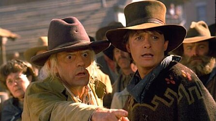 »Ist das ein Überfall? Nein, nur ein Wissenschaftliches Experiment!« In Zurück in die Zukunft 3 geht alles drunter und drüber – ab sofort gibts den Sci-Fi-Klassiker bei Prime Video