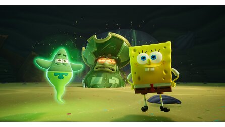 Mit Spongebob und Patrick rasen und knobeln wir uns durch ihr neues Abenteuer Giganten der Gezeiten