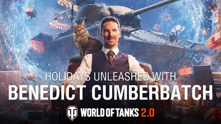 Ihr kennt ihn aus Sherlock und Doctor Strange: Benedict Cumberbatch übernimmt zu Weihnachten das Kommando in World of Tanks