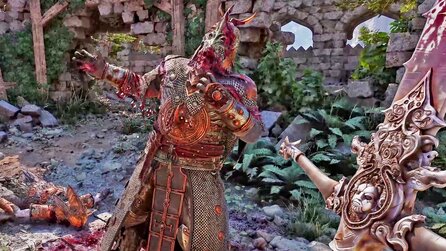 Der erste Bosskampf aus Fatekeeper endet mit einem blutigen Lappen und einer blitzenden Klinge