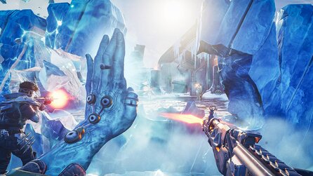 Highguard soll ein neues Shooter-Genre etablieren: Ex-Titanfall-Macher schicken uns mit Sturmgewehr, Schwert + Magie in große PvP-Schlachten