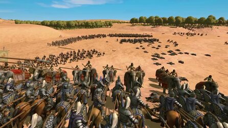 Über 120 Fraktionen, tausende Einheiten: In Strategos könnt ihr jetzt die größten Schlachten der Antike in Echtzeit kommandieren