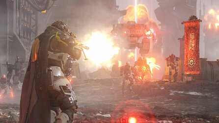 Helldivers 2: GameStar ist ganz vorn beim Vorstoß auf Cyberstan dabei und trifft die neuen Cyborg-Gegner + Killer-Mechs