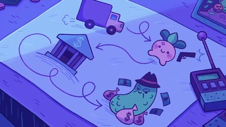 Turnip Bay Robs a Bank: Nach Steuerbetrüger wird die kleine Rübe jetzt zum Bankräuber