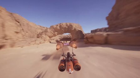 Star Wars: Galactic Racer wird dank neuester Grafiktechnologie zum Hingucker und die Podrennen aus Episode 1 sind zurück