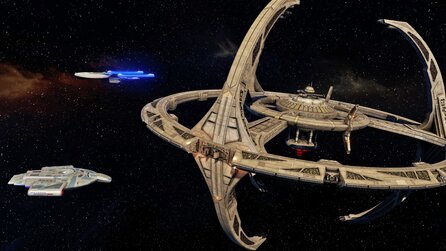 Die Sternenflotte lässt in Star Trek: Armada 4 die Phaser glühen und sieht dabei großartig aus