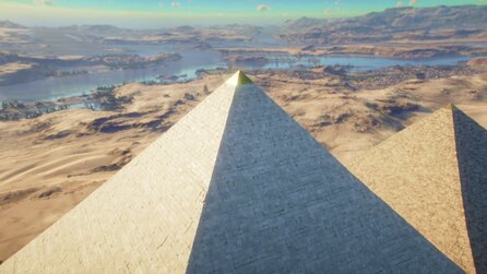Anno 117 präsentiert die majestätischen Pyramiden in Erwachen des Deltas