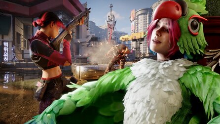 Spine: Der Gun-Fu-Shooter zeigt spektakuläres neues Gameplay und erste Skins – darunter einen knallgrünen Papagei (warum auch nicht?)