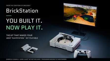 Die BrickStation macht aus eurer Lego-PS1 eine funktionsfähige Konsole