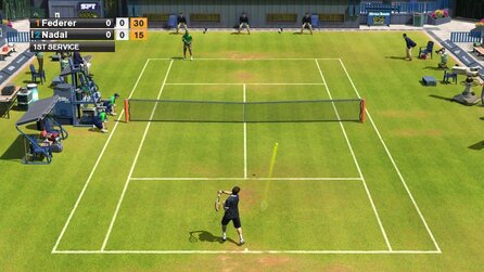 Virtua Tennis 2009 - Screenhots zeigen verschiedene Bodenbeläge
