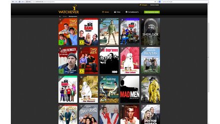 Videostreaming-Flatrate - Watchever: Serien und Filme auch offline und mit O-Ton