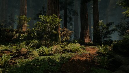 Unreal Engine 4 - Screenshots aus der Wald-Demo im Endor-Stil