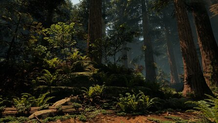 Unreal Engine 4 - Screenshots aus der Wald-Demo im Endor-Stil