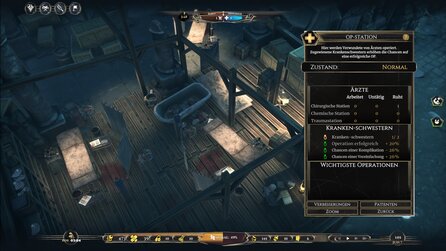 War Hospital - Screenshots zum Anti-Kriegs-Aufbauspiel