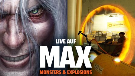 Warcraft 3 und Portal - heute live auf MAX - Wir spielen Platz 2 und 1 der besten PC-Spiele aller Zeiten