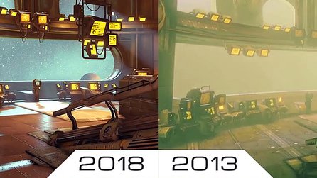 Warframe - Trailer vergleicht Grafik zwischen 2013 und 2018
