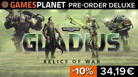 Warhammer 40.000: Gladius - Relics of War - Jetzt bei Gamesplanet mit besonderem Bonus vorbestellen