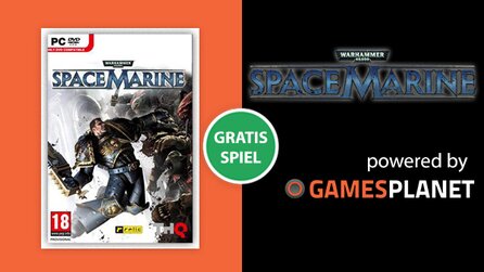 Warhammer 40K: Space Marine gratis bei GameStar Plus - der Ork-Schnetzler