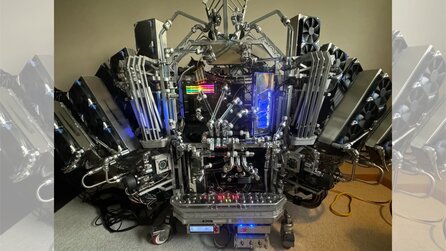 Er hat vier Jahre an seinem »Endboss der Wasserkühlung« gearbeitet und zeigt uns jetzt das Biest