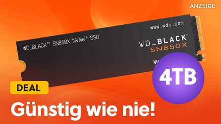 4TB SSD für PCIe 4.0: Hier bekommt ihr gerade eine richtig schnelle Festplatte zum Schleuderpreis!