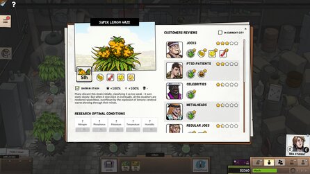 Weedcraft Inc. - Screenshots von der Marihuana-Wirtschaftssim