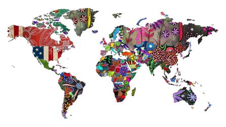 Die Länder der Welt mit je einem Wort beschrieben: Diese Karte bricht Wikipedia-Texte auf faszinierende Weise herunter