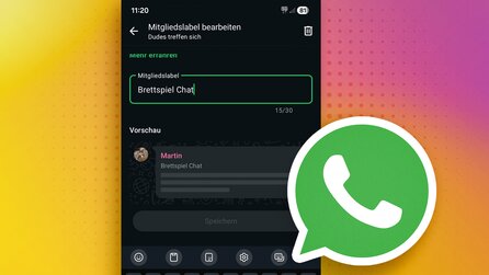 Plötzlich Schrift unter dem Namen in WhatsApp: Das steckt hinter der neuen Label-Funktion